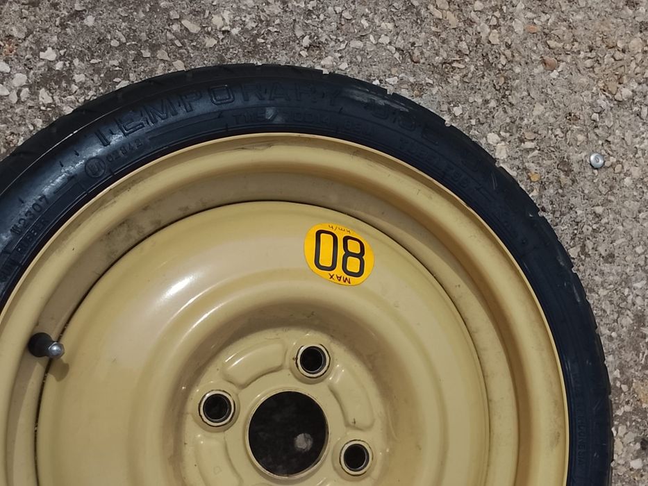 Roda Pneu de Socorro Citroên C1, Peugeot 107, Toyota Aygo Furação 4×100
