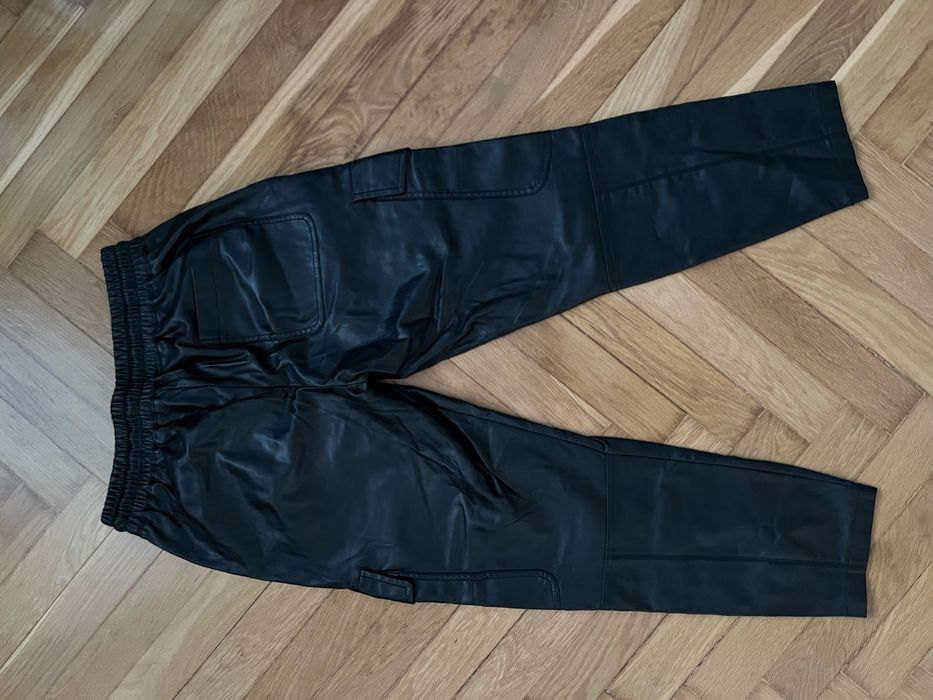spodnie skorzane