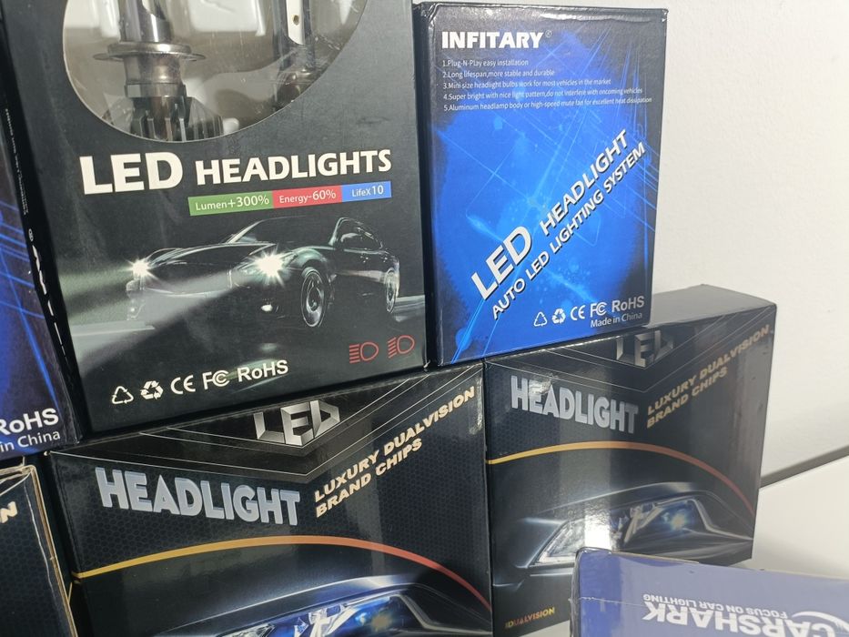 Lâmpadas Led vários tamanhos e potências com e sem canbus H7 e H11