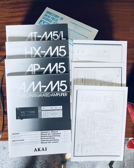 Akai Clarity M5 Wieża MIDI (35cm) Caly komplet z instrukcjami i schematami