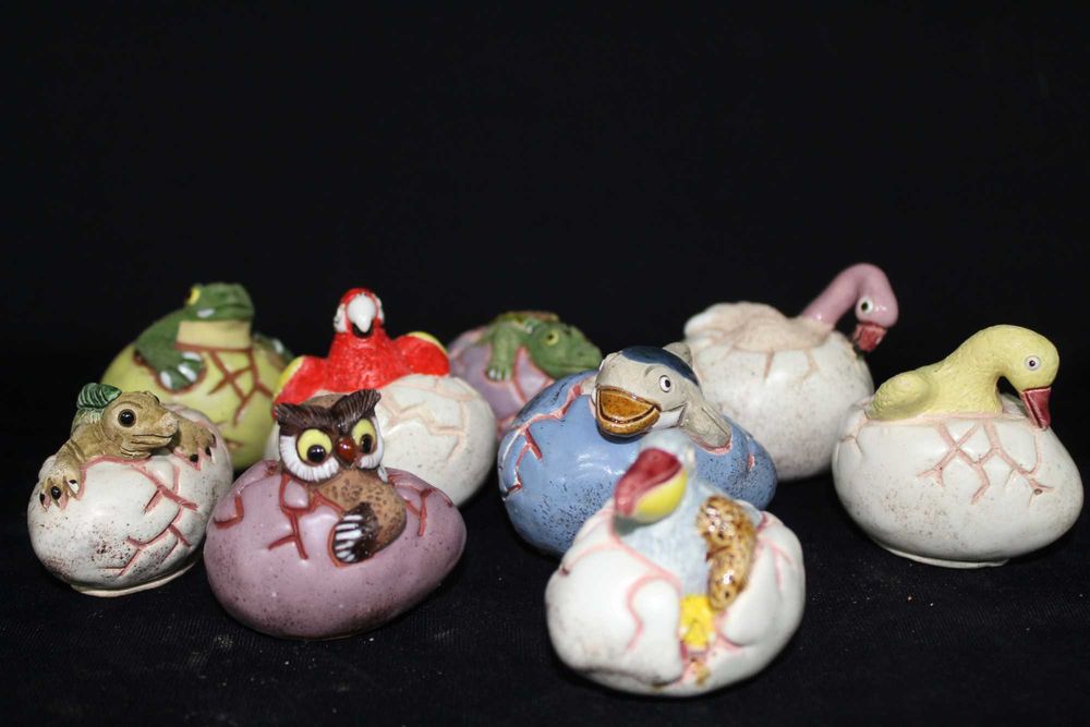 Peças Cerâmica - Animais, Porta Velas, Porta Incensos, etc.