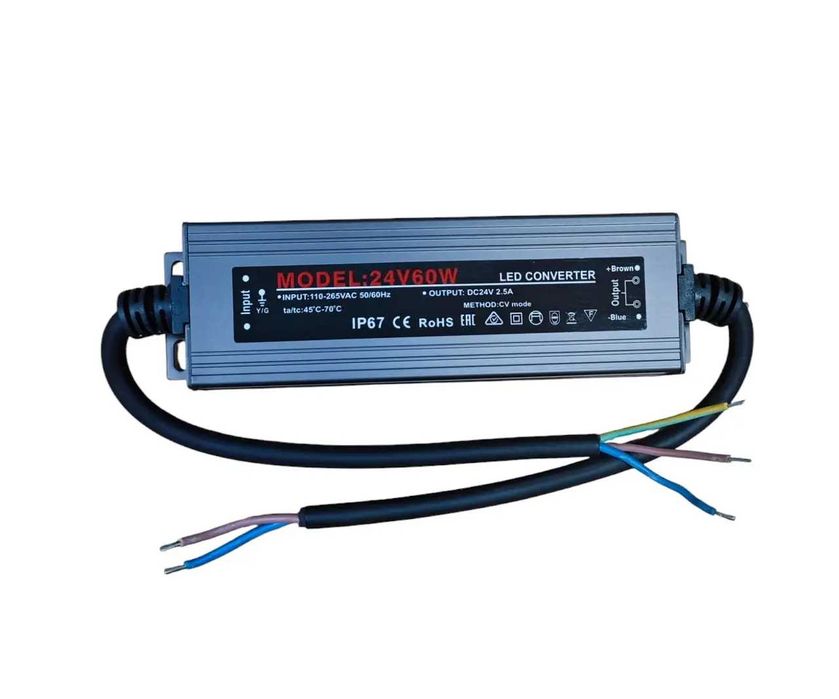 Блоки живлення 24V IP67 герметичні