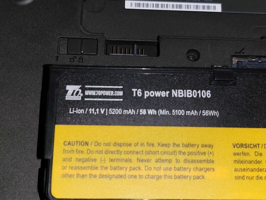 Laptop Lenovo ThinkPad T460p + akcesoria