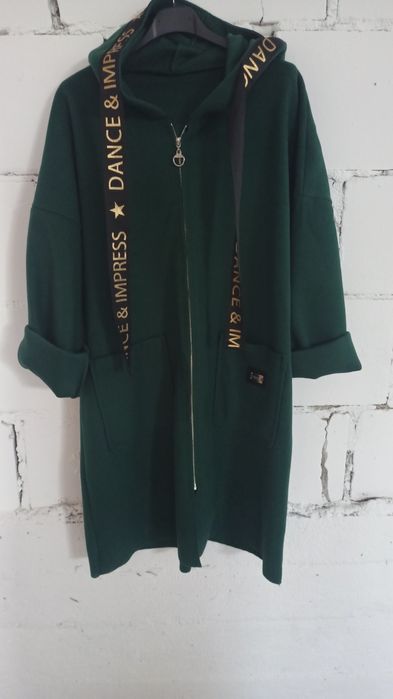 Płaszcz butelkowa zieleń