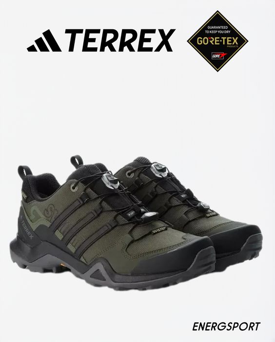 Кросівки 5.850 100% оригінал adidas TERREX SWIFT R2 GTX тактичне ХАКИ