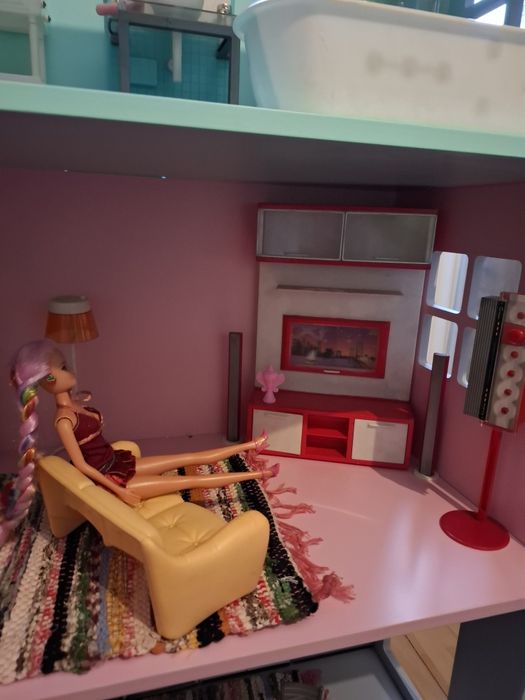 Domek dla lalek barbie duży pełnowymiarowy