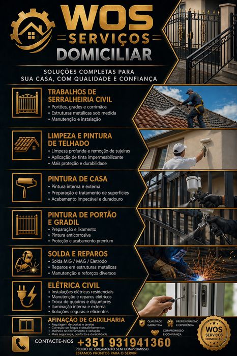 Reparos e manutenções gerais(orçamento  sem compromisso)