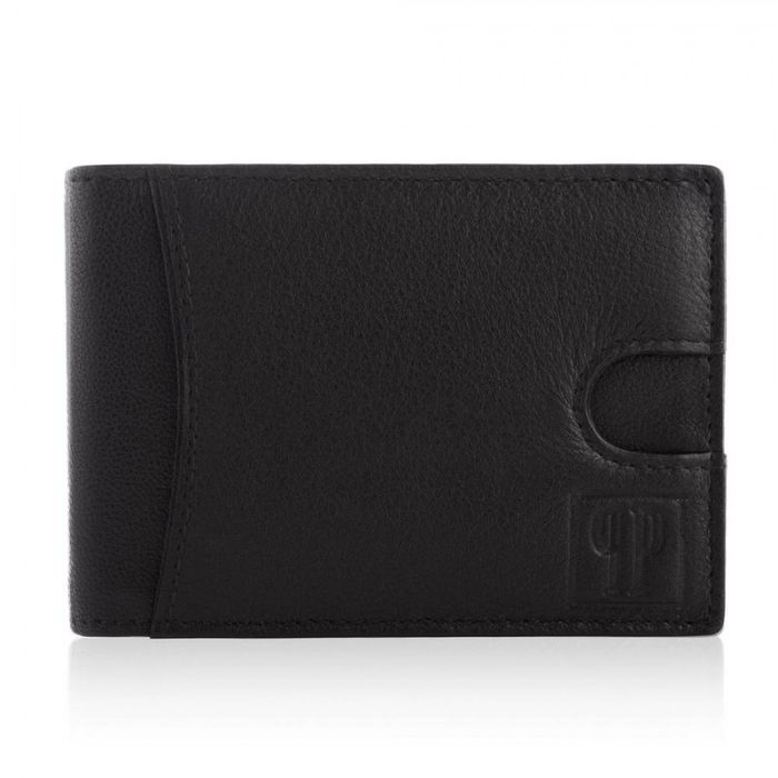 klasyczny skórzany portfel męski rfid paolo peruzzi t-46-bl