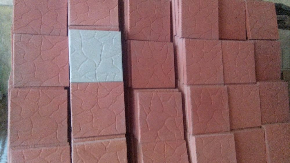 Тротуарная плитка 40/40/5 см. "8 кирпичей". Доставка. Укладка