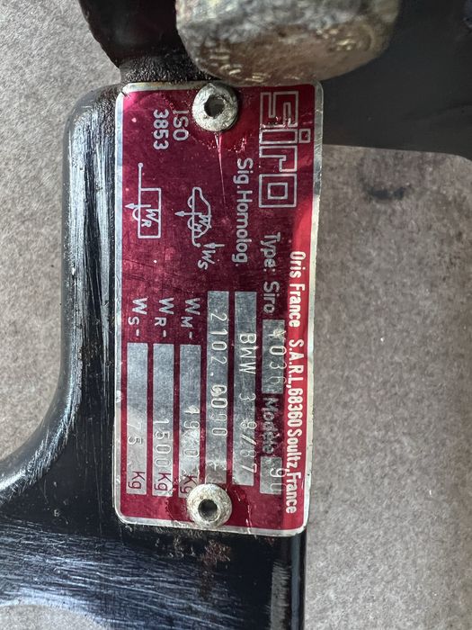 Engate reboque bmw E30