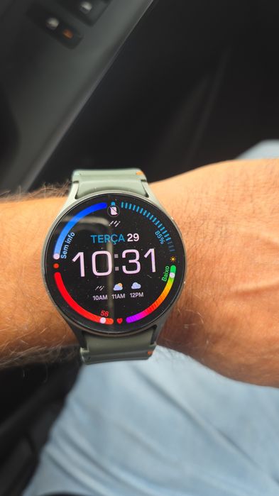 Smartwatch samsung Watch 7 44mm pulseira verde