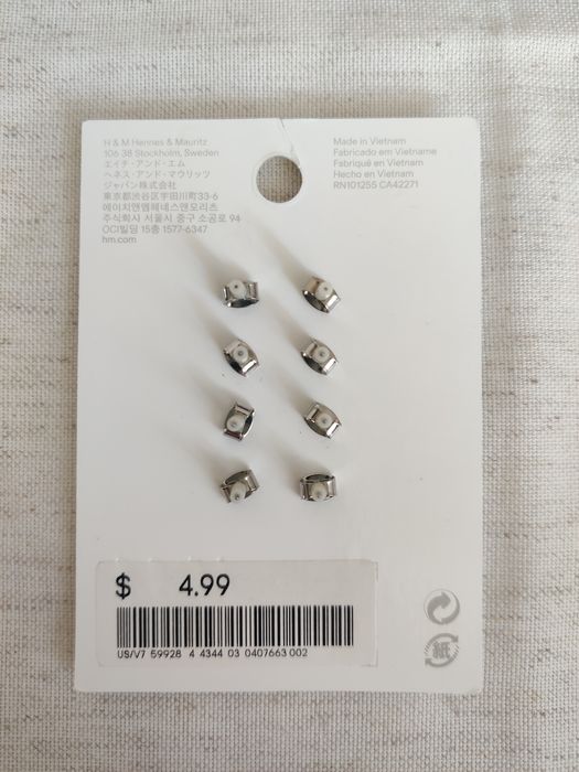 Сережки H&M набір