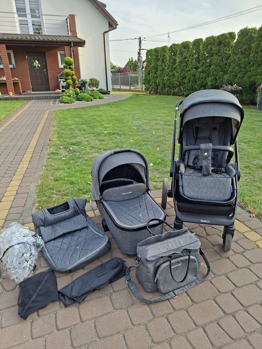 Wózek, spacerówka, 2w1 venicci tinum upline slate  grey