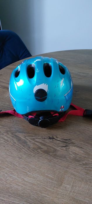 Kask rowerowy dziecięcy Abus Smiley 2.0 Turquoise Sailor