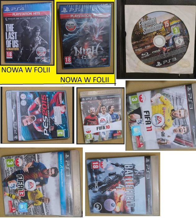 GRY PS4 the last of us Nioh wonderbook