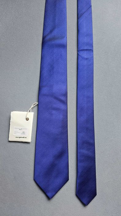 krawat jedwabny LUIGI BORRELLI