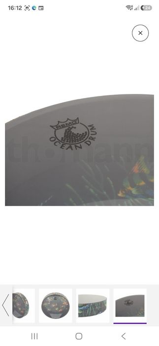 NOVO! Ocean Drum 12" da marca REMO c/PORTES GRÁTIS