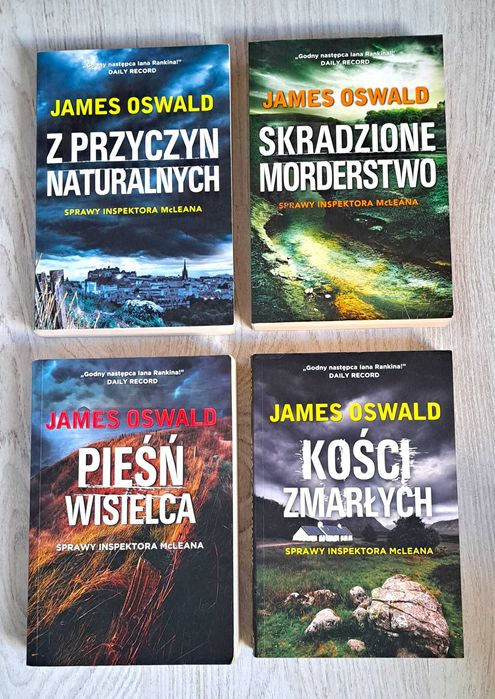 Oswald Z przyczyn Kości zmarłych Pieśń wisielca Skradzione morderstwo