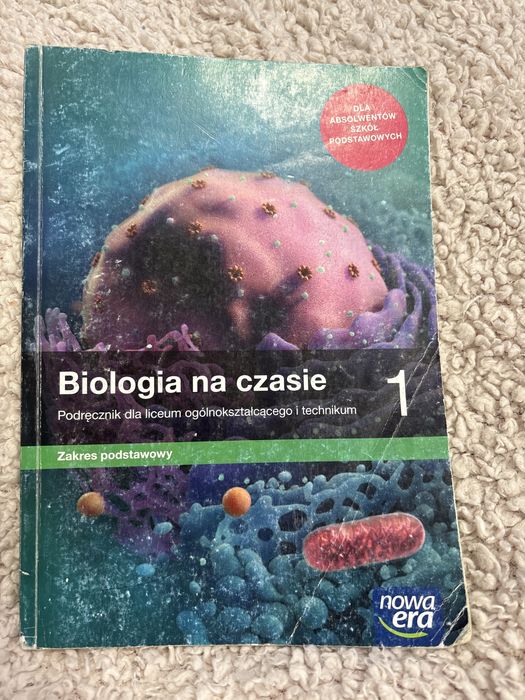 Podręcznik  Biologia na czasie klasa 1 zakres podstawowy