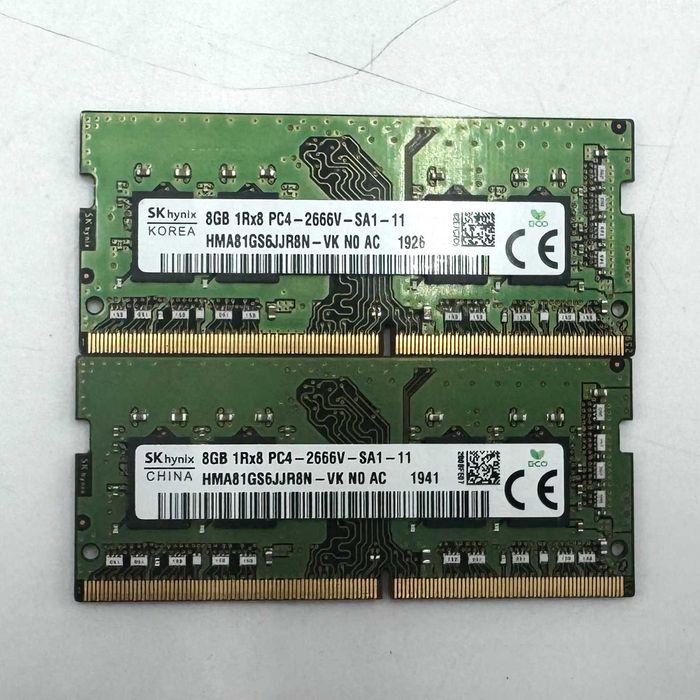 Pamięć RAM DDR4 16GB 2x8GB 2666MHz SK Hynix SO-DIMM GW12m FV