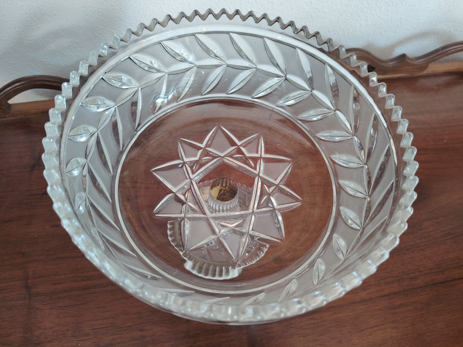 Fruteira em Cristal Alemão