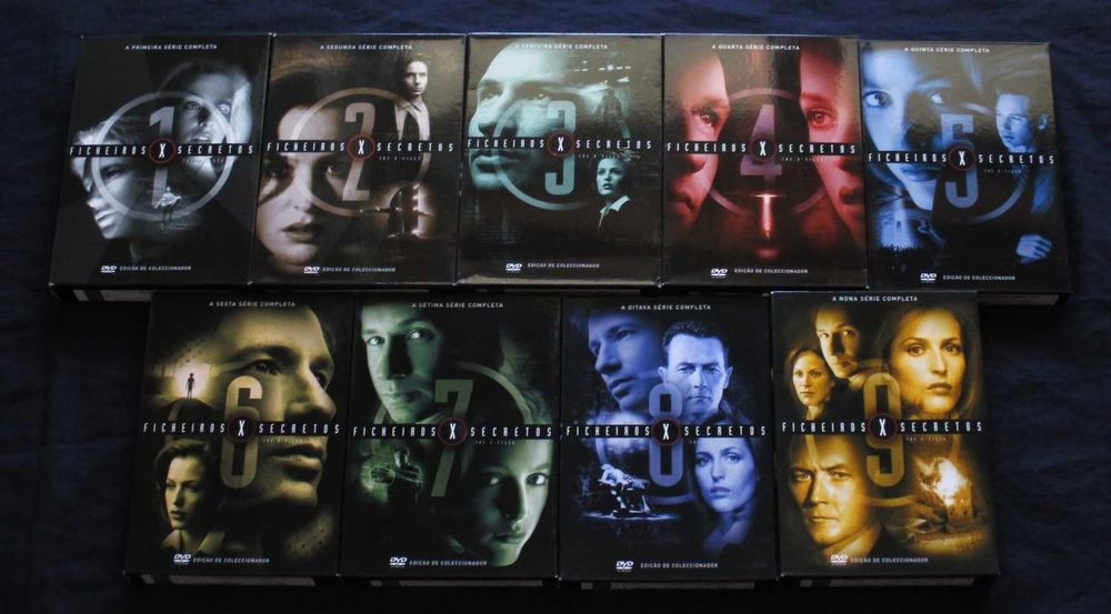 DVD X-FILES Ficheiros Secretos 9 Temporadas Edição de Coleccionador