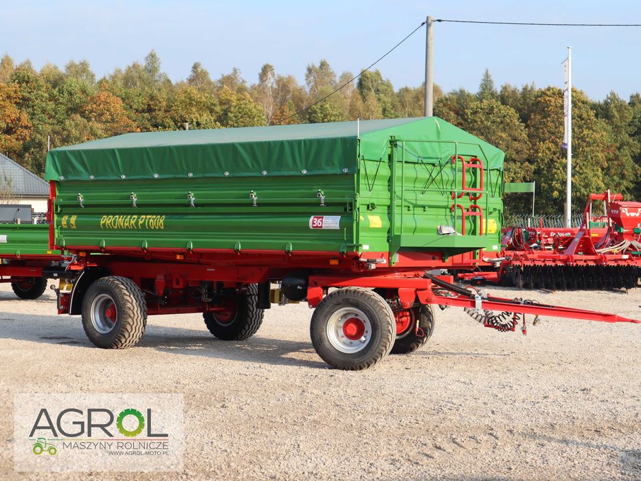 Przyczepa PRONAR PT608 8t PT606 T653/2 URSUS D-606 T-083 SKORUPA