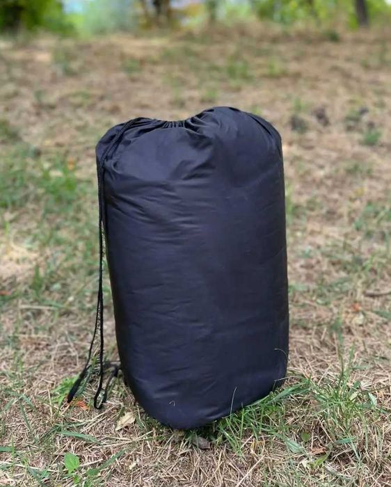 Демисезонный армейский спальный мешок 220х90 до -15 спальник ВСУ олива