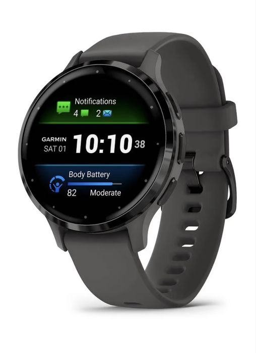 Смарт-годинник Garmin Venu 3S Pebble Gray + Slate (010-02785-00)