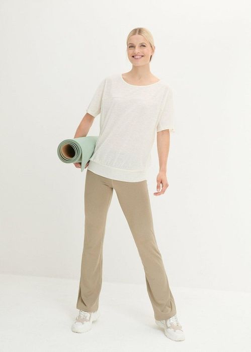 B.P.C t-shirt damski sportowy kremowy ^52/54