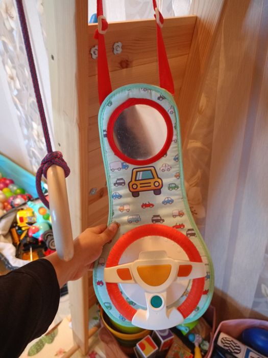 Розвиваючий автотренажер HE0623 Кермо зі звуковими ефектами