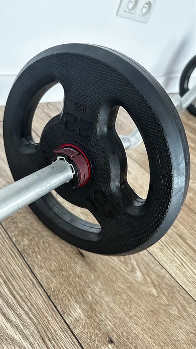 Sztanga łamana s obciązeniem