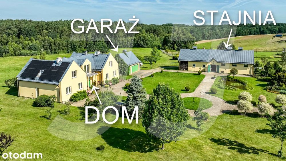 Wyjątkowy dom ze stajnią na wsi blisko Trójmiasta