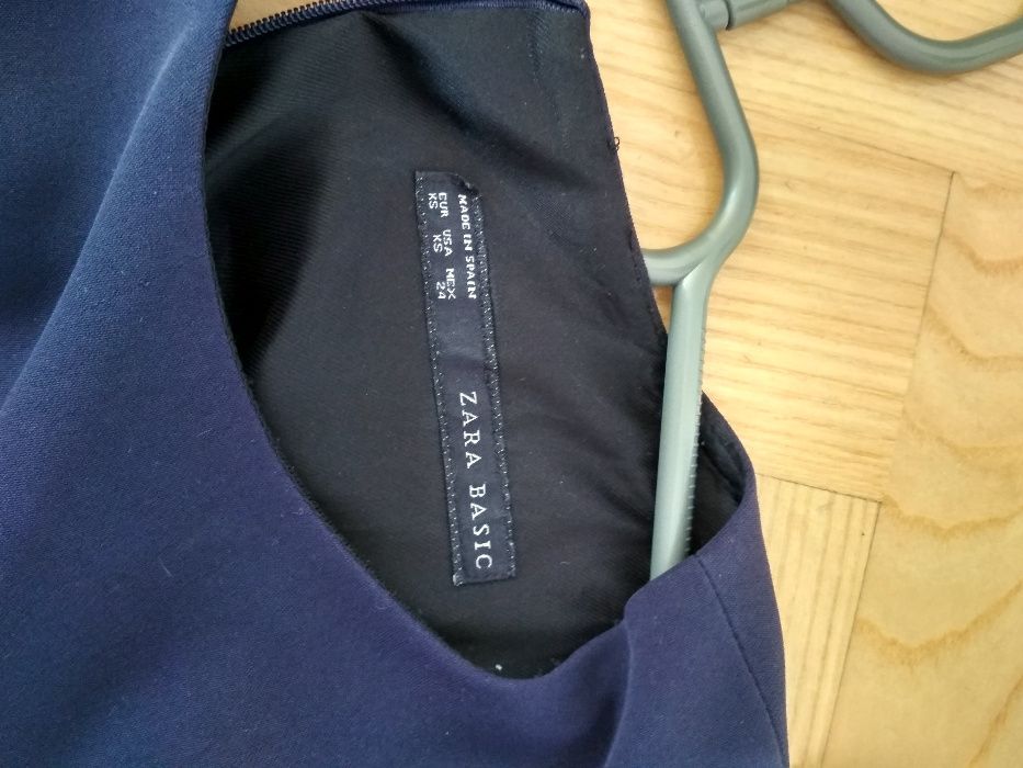 Granatowa sukienka ZARA r.34