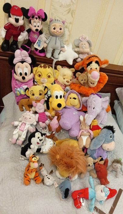 Іграшки Disney, Міккі,, Сімба, Мінні,  Зайчик, Вінні Пух, Тігра, Ту
