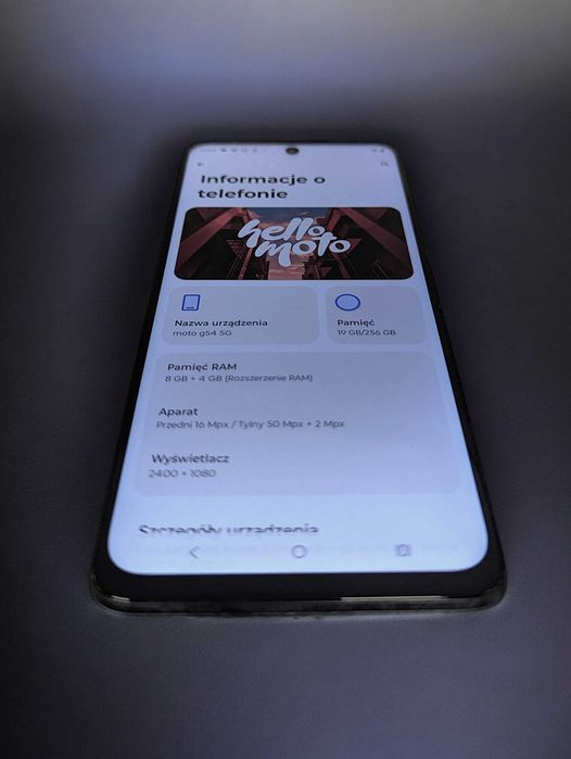 Motorola moto g54 5G – 8 GB RAM / 256 GB –  bardzo dobry stan