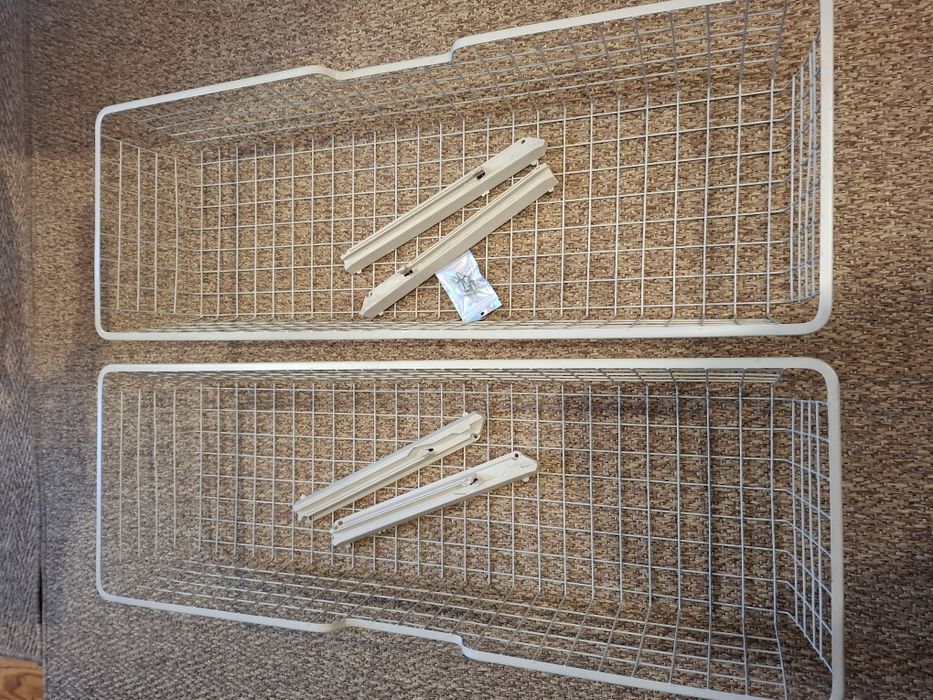 Druciane kosze do szafy pax IKEA 100/35cm