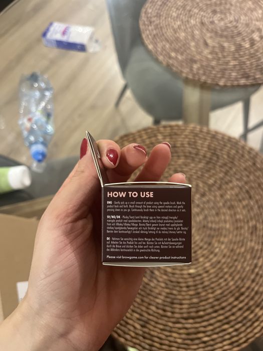 Wosk do liftingu brei browgame cosmetics nowy z metką