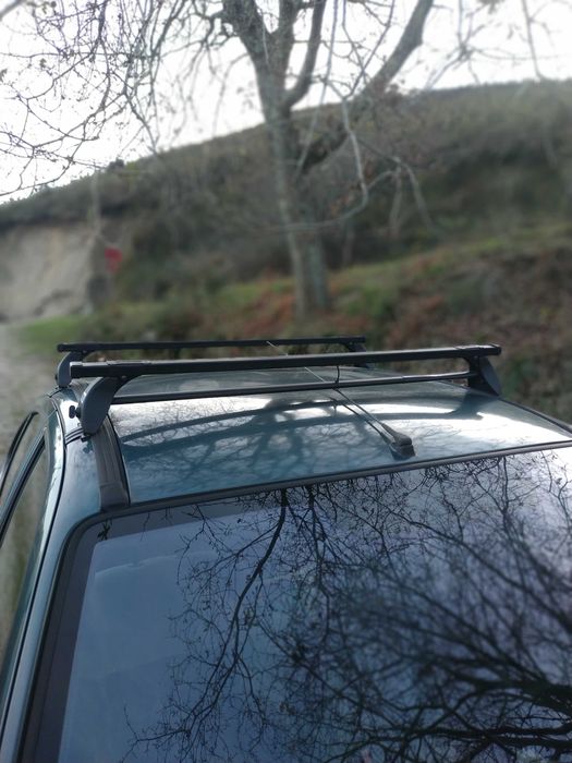 Barras de Tejadilho Cruz para Renault Mégane I – Conjunto Completo