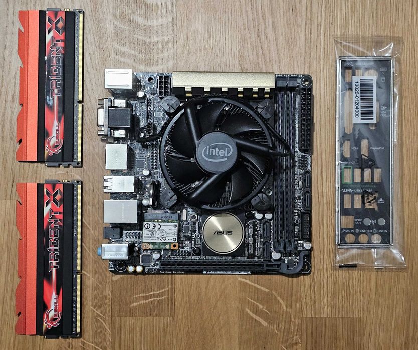 Zestaw LGA1150: i7 4790K + ASUS Z97I-PLUS ITX + DDR3 2400 TridentX