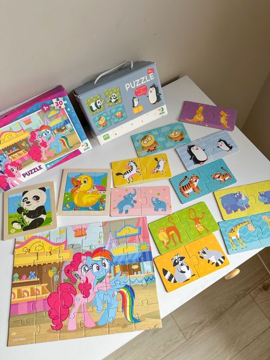 Пазли дитячі іграшки поні тварини