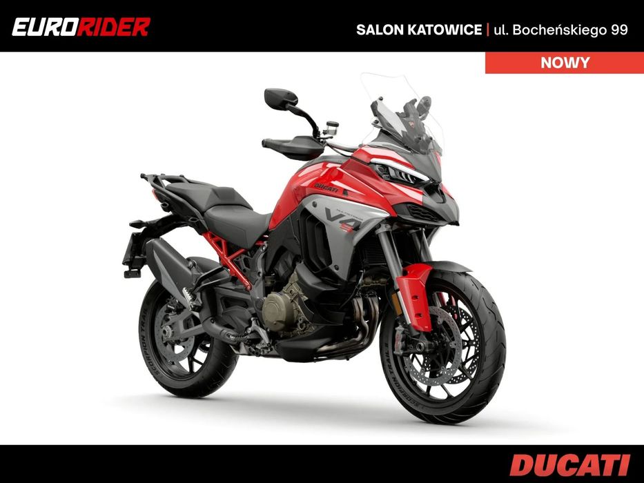 Ducati Multistrada V4S | RED | Arctic White | Thrilling Black | 2026 | Ducati Katowice