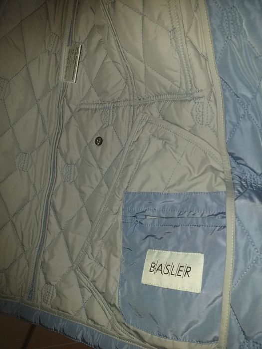 Kurtka Basler r40 pikowana błękitna liliowa