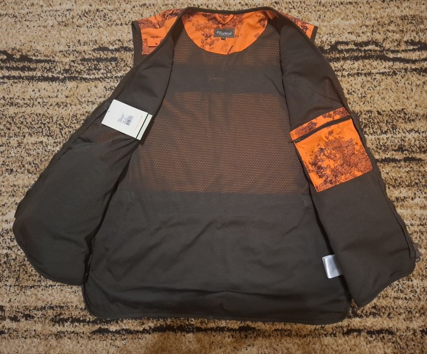 Kamizelka Pinewood Furudal Hunter Pro Camou Strata Balaze/Suede Brown