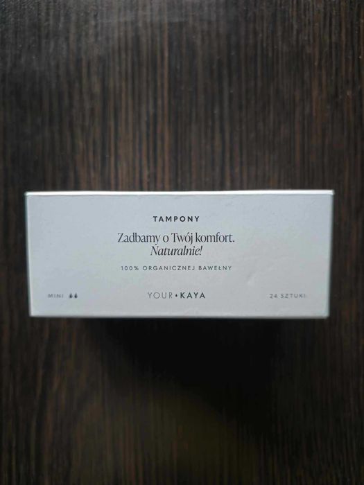 tampony Your Kaya z bawełny organicznej, 21 sztuk