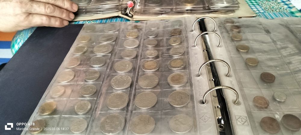 Notas e moedas de coleção