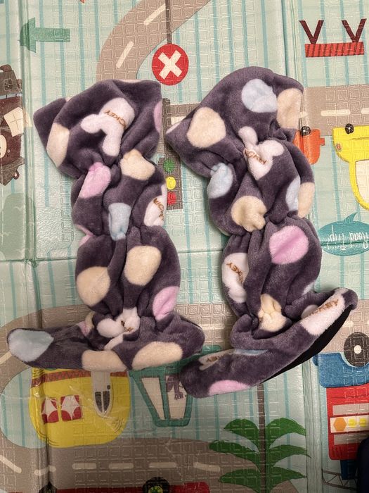 Махрова піжама туніка і високі тапочки, домашний махровий набор