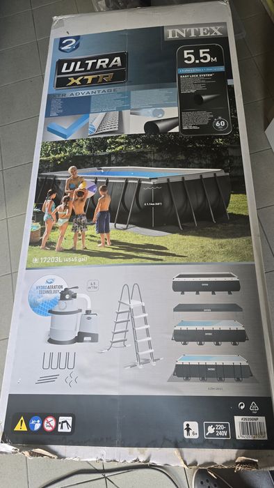 Używany basen 17203 litry ultra XTR+ pompa ciepła steinbach 5 kW