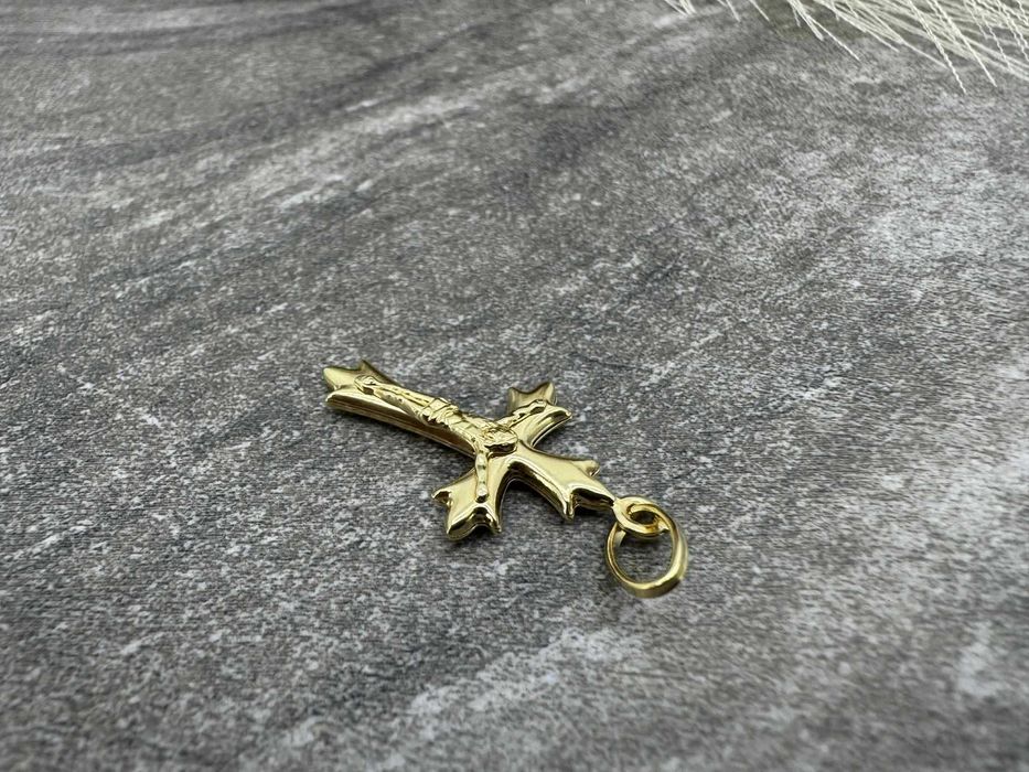 ZŁOTA Zawieszka Krzyżyk P:750 WAGA 1,45