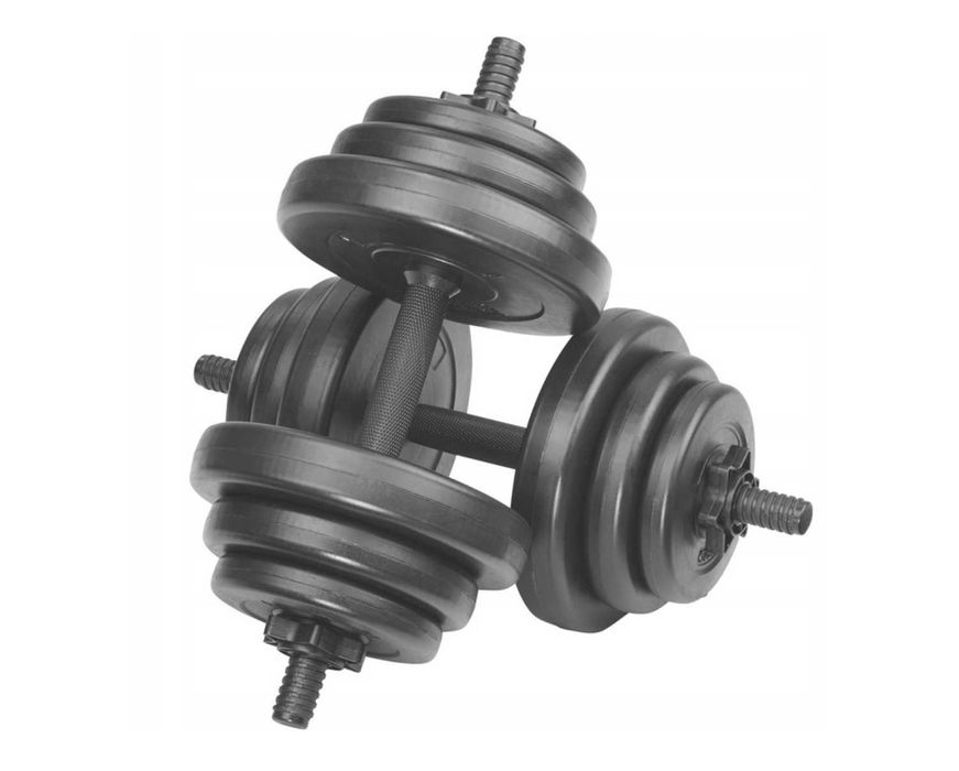 HANTLE 20KG 2X10KG 2 X hantla zestaw hantli